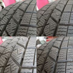 ほぼ新品溝 165/65R15 DUNLOP WINTER MAXX 03 2020年製＋MILLOUSホイール4本｜タフト・ソリオ等の画像
