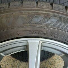ほぼ新品溝 165/65R15 DUNLOP WINTER MAXX 03 2020年製＋MILLOUSホイール4本｜タフト・ソリオ等の画像