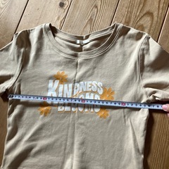 ⭕️GU★丈短いTシャツ★Sサイズの画像