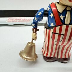 ブリキ おもちゃ ニュースボーイ ゼンマイ式 昭和レトロの画像