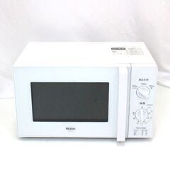 【JY-224】2023年製 Haier ハイアール 電子レンジ 50Hz(東日本地域対応) JM-17J-50-W ホワイトの画像