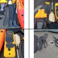 【中古良品】　バイキング カヤック 忍　PRO　付属品多数　神奈川県　【発送不可】の画像