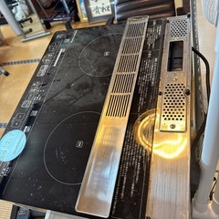 IHクッキングヒーター 2口 2500W IHコンロ 一人暮らし IH調理器 2口IHコンロ 据置型 IHC-SG221 ブラックの画像