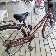 ★ジモティ割あり★  軽快自転車 26インチ ブラウン クリーニング済み TK6955の画像