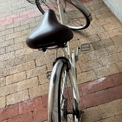 値下げアサヒ　白シティサイクル　26の画像