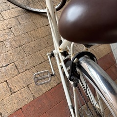 値下げアサヒ　白シティサイクル　26の画像