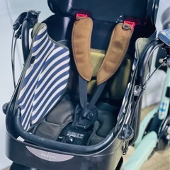 ❷2723パナソニック3人乗り20インチ子供乗せ電動アシスト自転車の画像