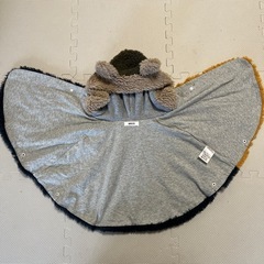 美品　70~80 BREEZE 耳付フードポンチョの画像
