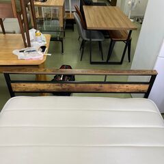 【リサイクルショップ ピカソ 小松原】🛏️✨極厚22cm‼ふかふか快眠✨ニトリ NスリープC1-02VB＋おしゃれスチールベッドフレーム【ダブルサイズ】★2215★の画像