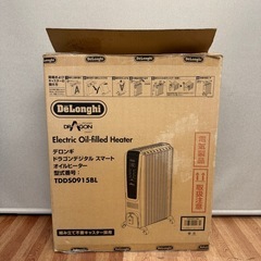 Delonghi 【ドラゴンデジタルスマート】 オイルヒーター X字型フィン9枚 「4~10畳」 エコ運転モード搭載 TDDS0915BLの画像