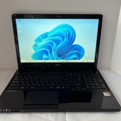 ⭐️美品【Windows11 25H2✨】富士通LIFEBOOK AH41 D2/2019年製/15.6インチ/メモリ8GB/SSD.256GB/Microsoft Office2021搭載⭐️の画像