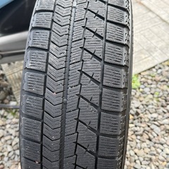 鉄チンホイール付き 冬用タイヤ ブリジストン 4本セットの画像