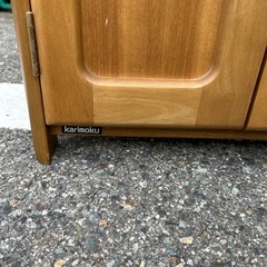 カリモク　電話台の画像