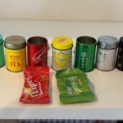 ☕【紅茶・お茶ミニ缶 7個セット（リプトン・伊右衛門・烏龍茶）】の画像