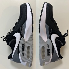 ナイキエア マックス エクシー Nike Air Max Exceeメンズスニーカー メンズシューズ ウォーキングシューズ ジョギングシューズ くつ クツ 紐靴 レースアップシューズ 紳士靴ブラック黒26.0センチ男性用の画像