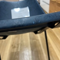 Knot antiquesのログチェア ネイビー 家具 チェア　イス を紹介します！！の画像