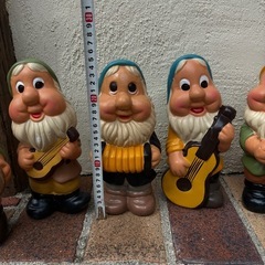 6人の小人 ガーデニング オブジェ 森の音楽隊の画像