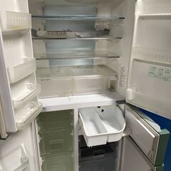 【495L】SHARP 5ドア冷蔵庫 SJ-PV50H-G 2004年製 通電確認済み 大容量 早い者勝ち 引取歓迎 配送OKの画像