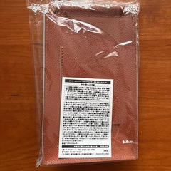 BMW オリジナル　リサイクルレザー　スマホネックポーチの画像