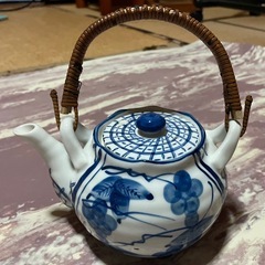 【中古品＊0円】🍵お茶飲みセット(急須・湯呑み)の画像