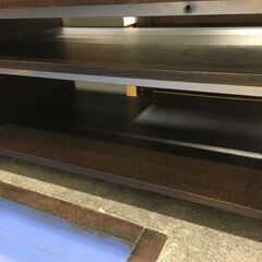 ★リユースのサカイ横浜南店★YM1546  テレビボード ダークブラウン W126×D45×H42 クリーニング済みの画像