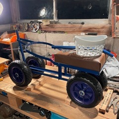 収穫用台車ハウス用(バケツ専用) ハンドル着脱可能の画像