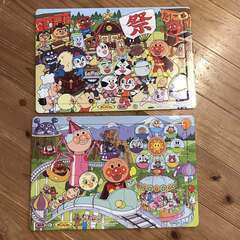 【対象年齢3-5歳】絵本中古品：プーカセレクション絵本11冊＆アンパンマンのパズル（50片）２つのセットの画像