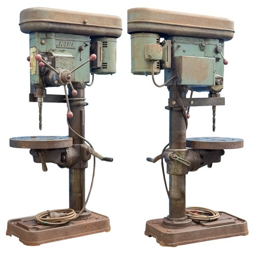 ◯手渡し/近隣配達のみ■KIRA キラ ボール盤 自動送り KRDG-420 三相200V 50/60Hz 0.75kW 主軸回転OK 現状渡し 中古品■ジモティ姫路