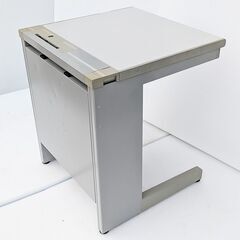 PCデスク 3300円！ グレー プリンター台にも♪ 狭いスペースを有効活用できるコンパクトデスク　【UP!s】の画像