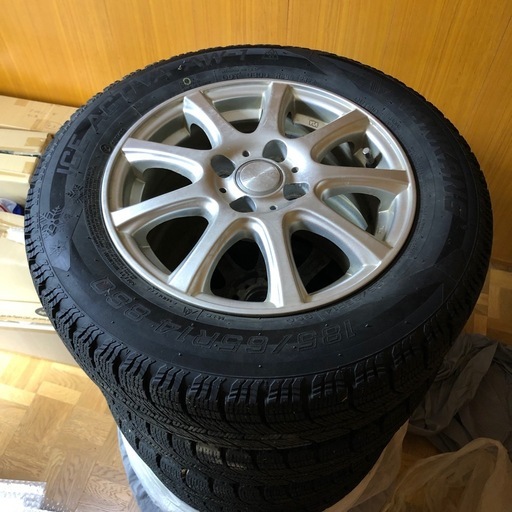 185/65R14 スタッドレスタイヤ・ホイールセット NANKANG AW-1 185/65R14 86Q