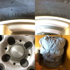 185/65R14 スタッドレスタイヤ・ホイールセット NANKANG AW-1 185/65R14 86Qの画像