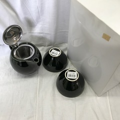 ☆ドリーム2号館☆ZERO JAPAN モダン急須＆カップ　ペア　開封未使用品　GRの画像