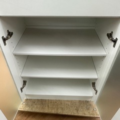 ⭐︎ドリーム荒牧店⭐︎ジモティー割引有⭐︎【クリーニング済み】ニトリ　キャビネット　ホワイトの画像