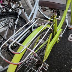 J1644【リユースのサカイ柏店】シティサイクル　valeriano　6段変速　オートライト　グリーン　★店頭にて試乗可★ 簡易クリーニング済　　 中古自転車 　流山市  松戸市 我孫子市 鎌ヶ谷市 船橋市 守谷市 取手市　の画像