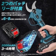 🔋【SEESII 充電式電動剪定ばさみ】プロ仕様！ラクラク枝切り✂️
の画像