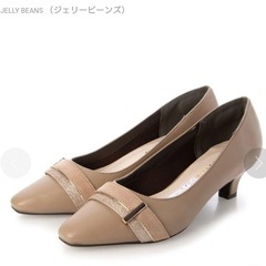 JELLY BEANS ローヒールパンプスの画像
