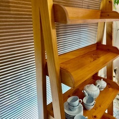 素敵な棚　パイン材　シェルフ　の画像