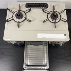 【ご来店限定】＊ リンナイ  LPガス コンロ　2021年製＊1021-6の画像