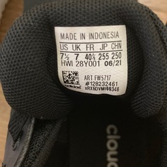 【25.5cm】アディダス adidas Cloudfoam スニーカー ブラックの画像