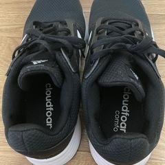 【25.5cm】アディダス adidas Cloudfoam スニーカー ブラックの画像