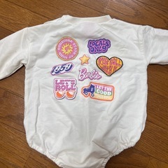 Barbie キッズ服 ベビー服 ロンパース  80
の画像