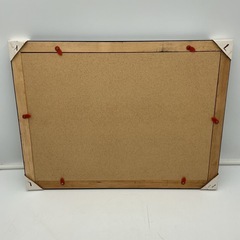 木製額縁　茶色　ガラス付きの画像
