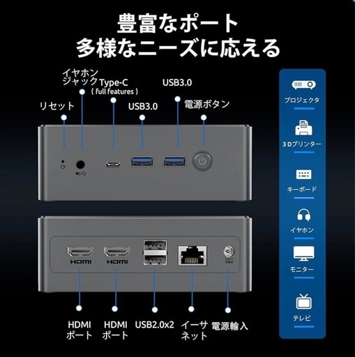 【値下げ中】ミニPC 