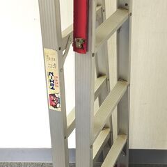 △ とみやま はしご兼用脚立 トミエース T-R120型 キズ、サビありの画像
