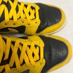 NIKE DUNKイエローブラック26.5cmの画像