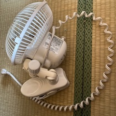 クリップ式扇風機の画像