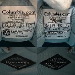 未使用タグ付きColumbia コロンビア BL2762-447 ATSトレイルライトウォータープル レディーススニーカー 防水／軽量スニーカー ウォーキングシューズ ジョギングシューズ くつ クツ 紐靴 レースアップシューズ 婦人靴の画像