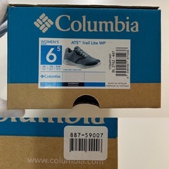 未使用タグ付きColumbia コロンビア BL2762-447 ATSトレイルライトウォータープル レディーススニーカー 防水／軽量スニーカー ウォーキングシューズ ジョギングシューズ くつ クツ 紐靴 レースアップシューズ 婦人靴の画像