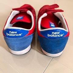 子供 ニューバランス 420 レッド スニーカー 20cmの画像
