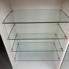【ジャングルジャングル岩出店】【B242】コレクションケース ホワイト幅90cm×奥行38cm×高さ90cm  和歌山 岩出市 紀の川市 海南市の画像